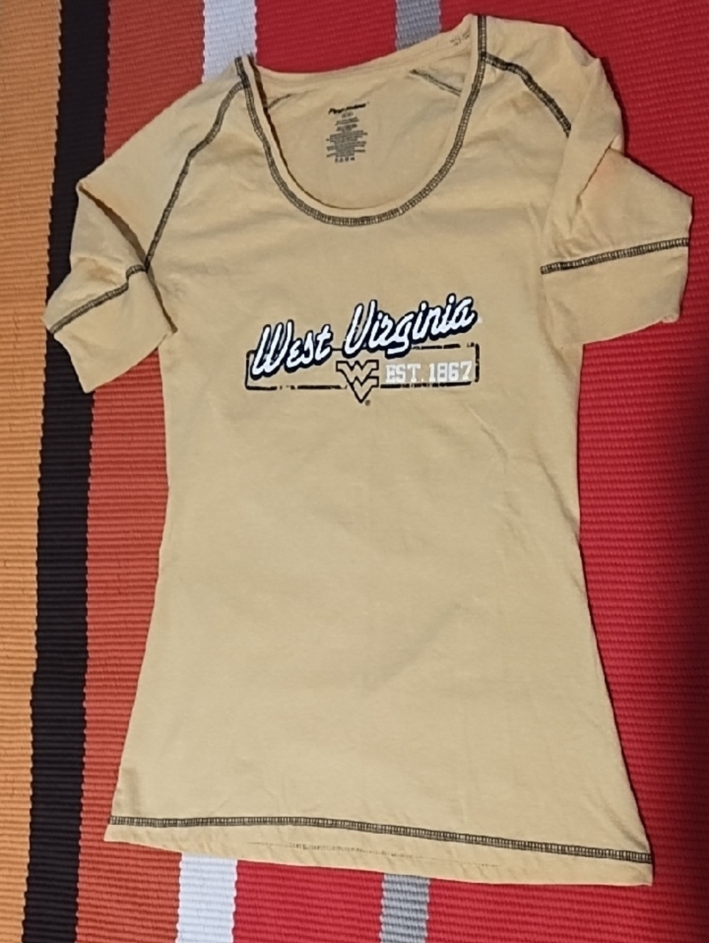 Pro Edge West Virginia Women's Gold Short Sleeve Tee